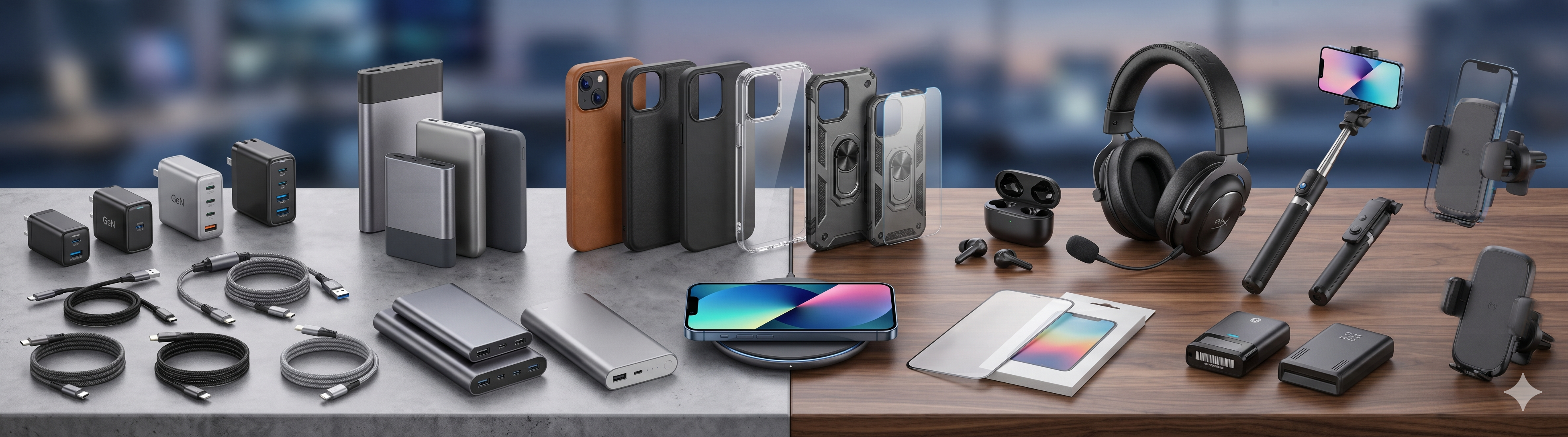 Cell phone and accessories – cases, screen protectors, charging cables and earbuds for all smartphones