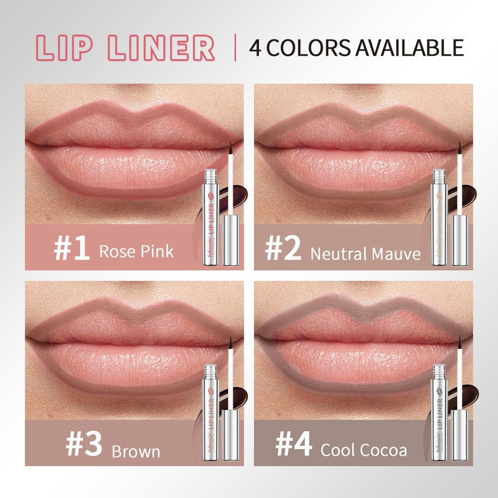 Matte Finish Pointed Toe Tear And Pull Lip Liner