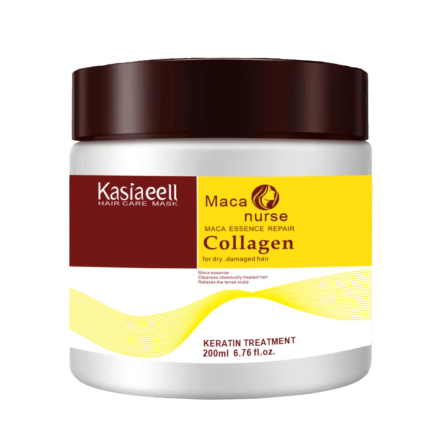 Masque capillaire au collagène Entretien profond Cheveux secs