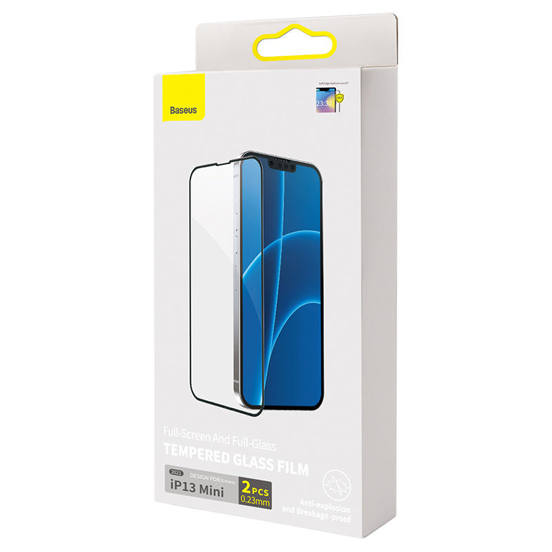 0.23mm Non-broken Edge Full Screen Curved Tempered Film For IP 5.4 Inch Model