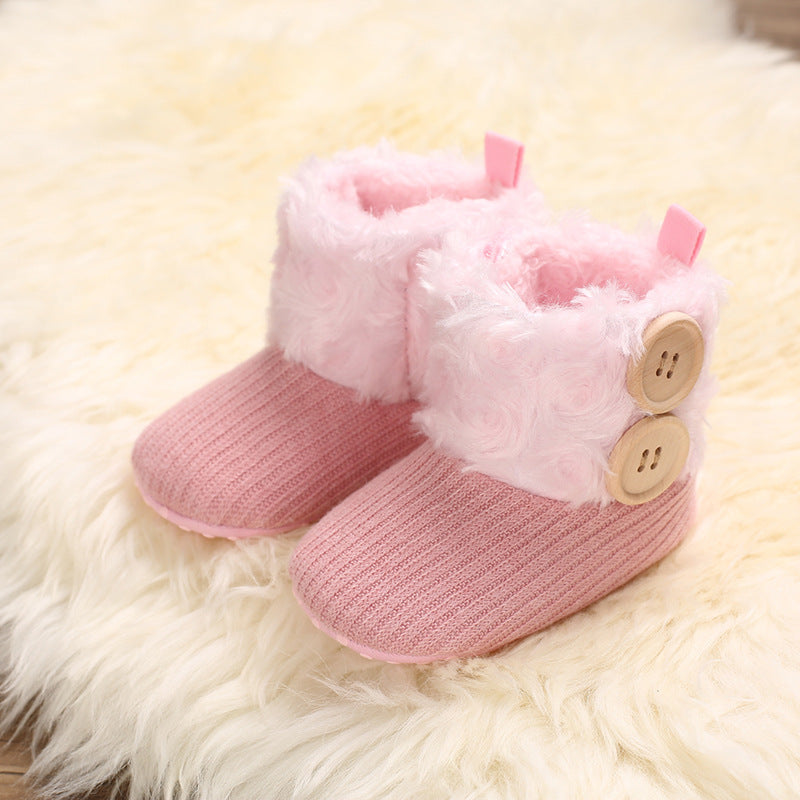 Thermal Soft Soled Men And Women Baby Toddler Shoes
