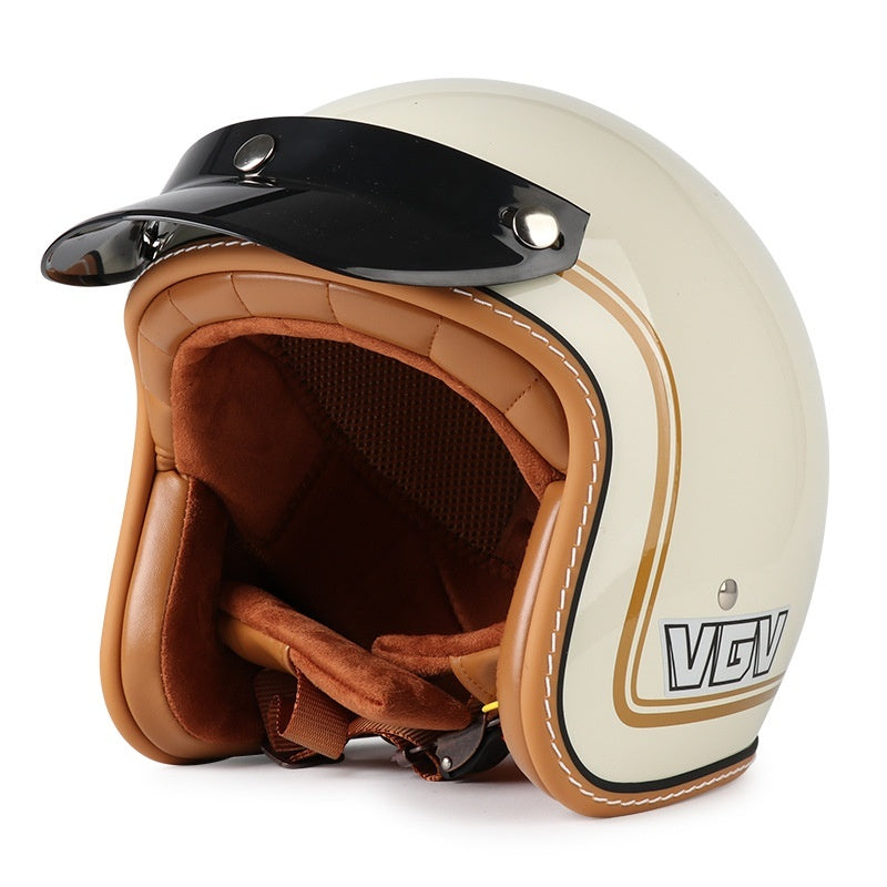 Casque de moto 3C certifié Rétro Voiture électrique