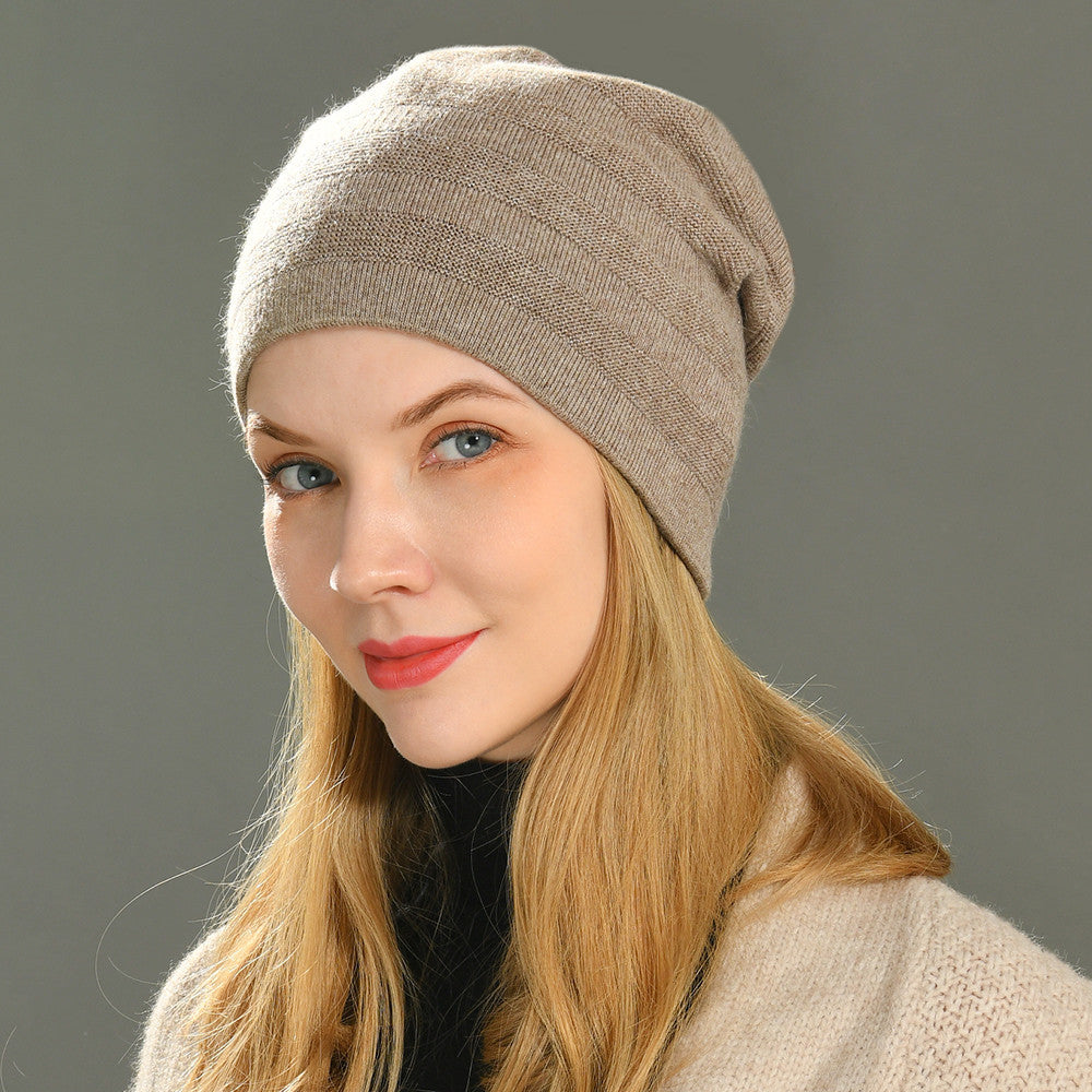 Women's Fashion Versatile Solid Color Cashmere Hat