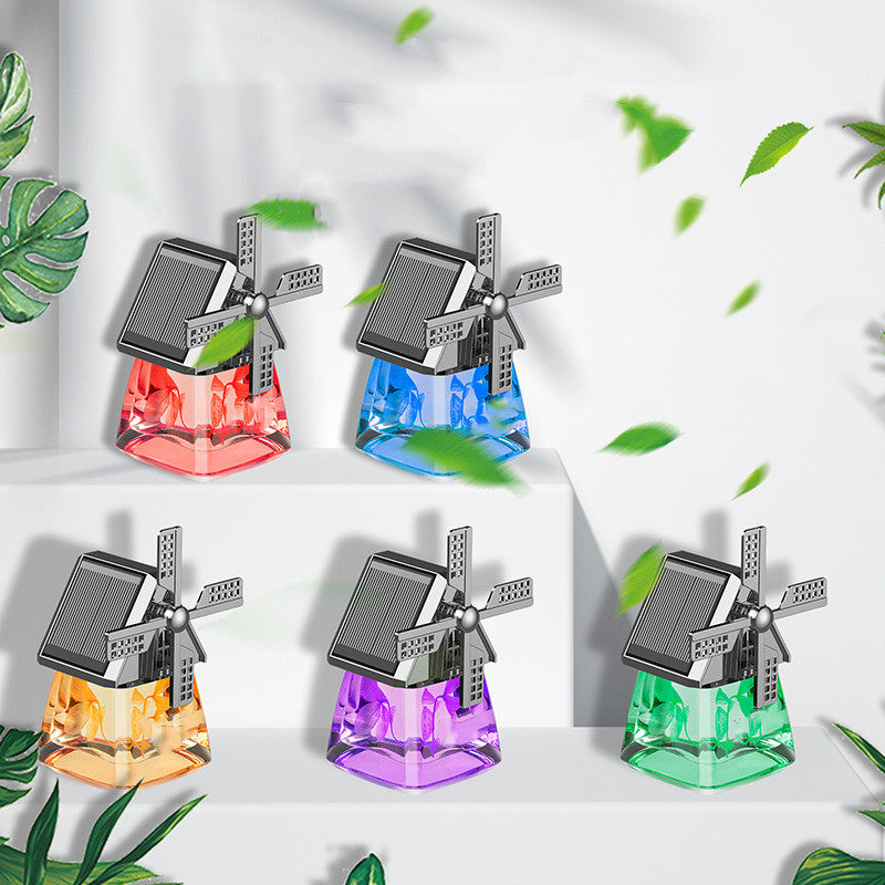 Fragrance Long-lasting Light Perfume Solar Windmill Ornaments