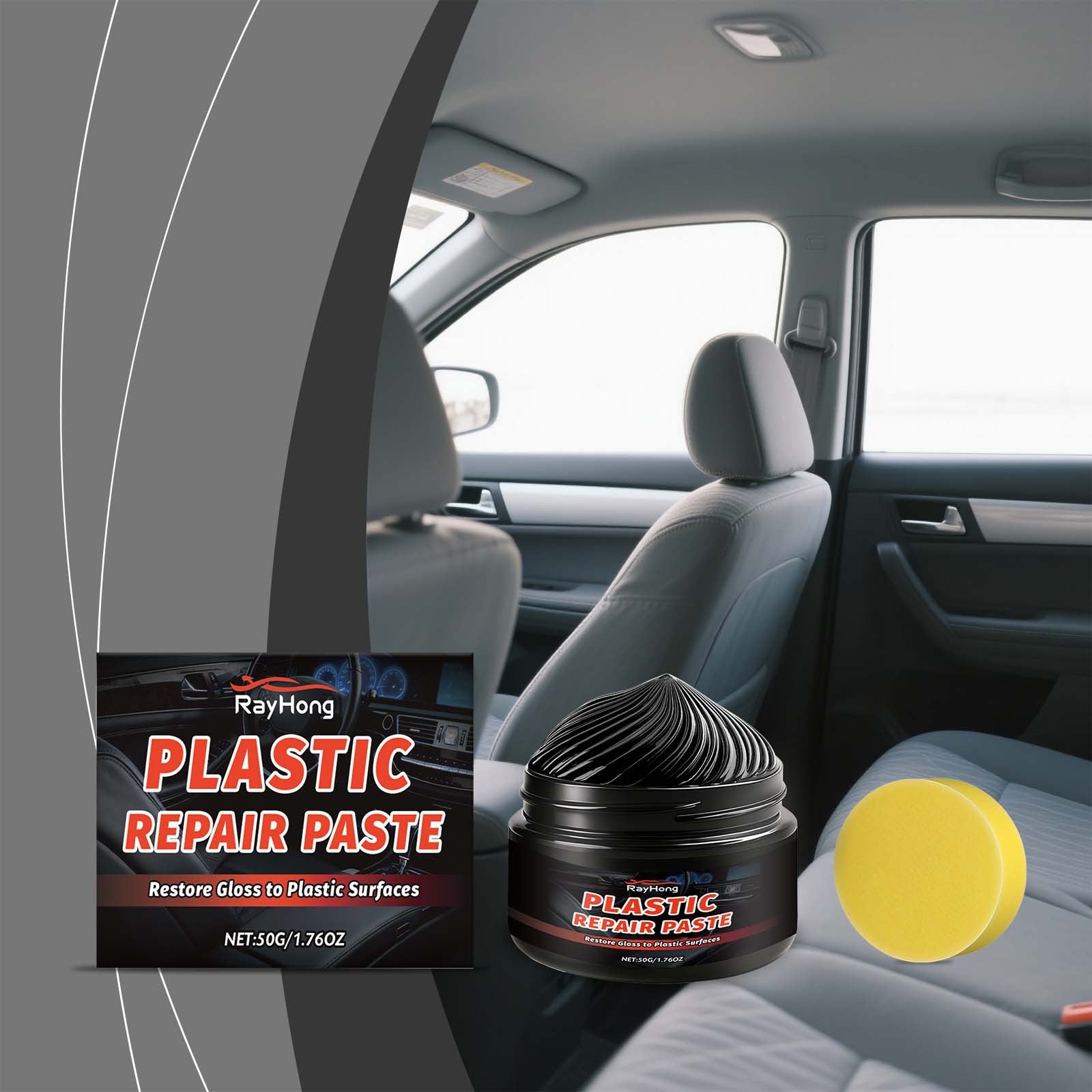 Car Interior Care Cream Gently Cleans