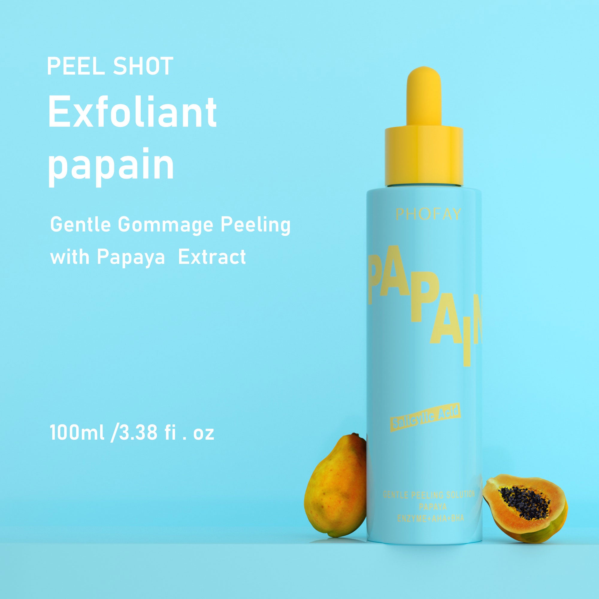 PHOFAY GLYCOLIC ACID AHA EXFOLIATING BRIGHTENING TONER