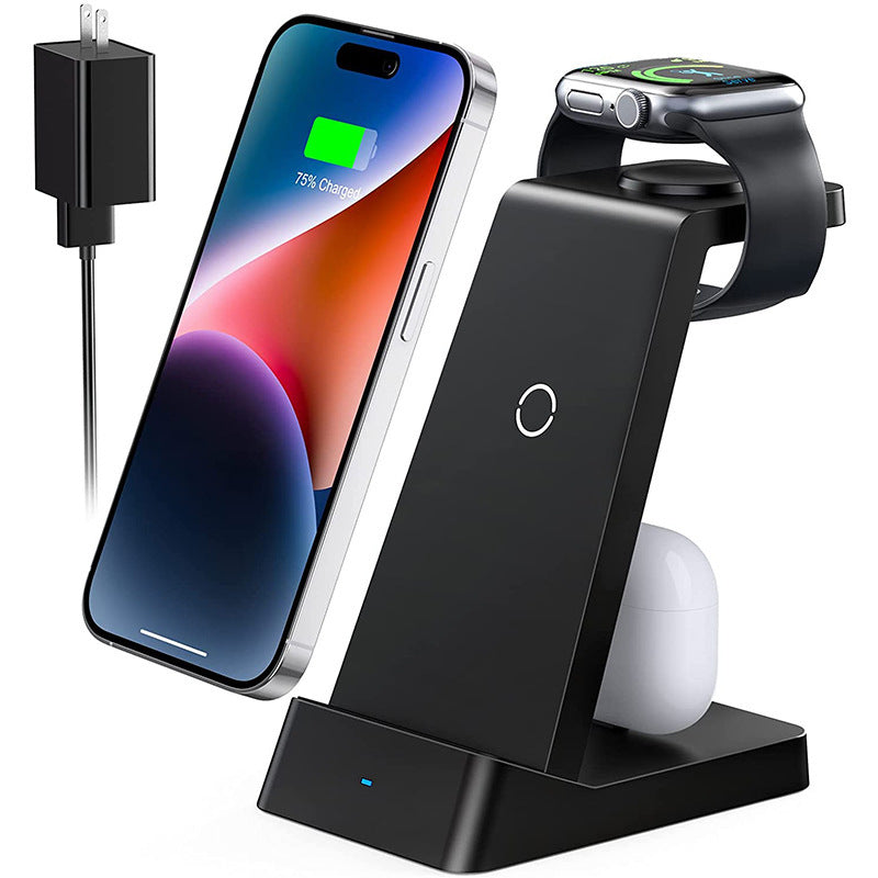 Chargeur sans fil de bureau 18W trois-en-un