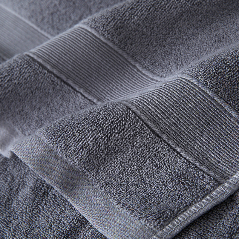 Serviette de bain épaisse en pur coton à séchage rapide et absorbante