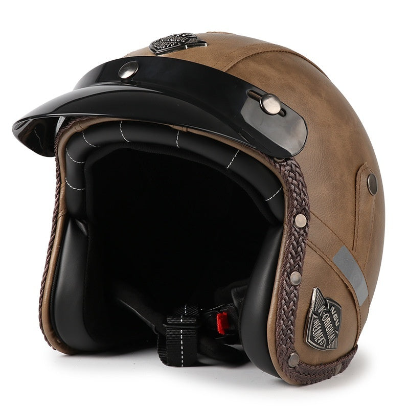 Casque de moto 3C certifié Rétro Voiture électrique