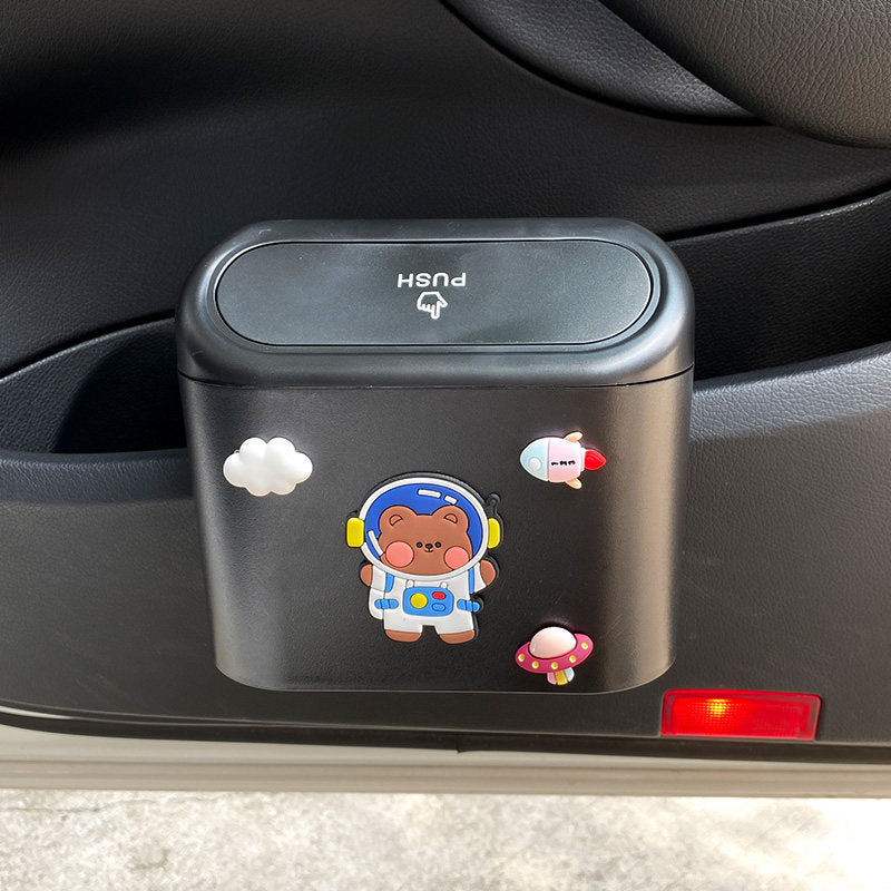 Car Trash Can Creative Cute Storage Cleaning