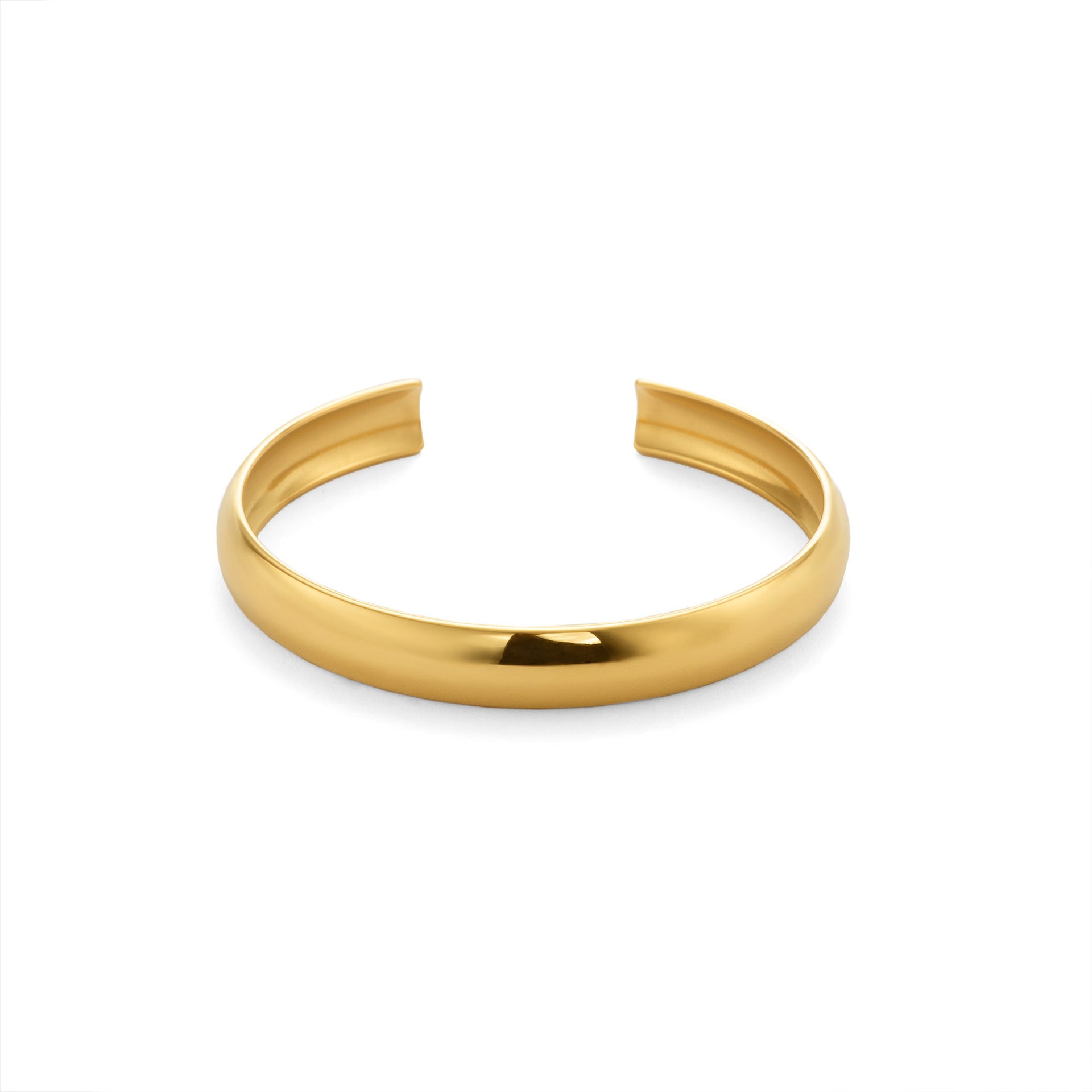 Bracelet pour femme en acier inoxydable, finition polie fine