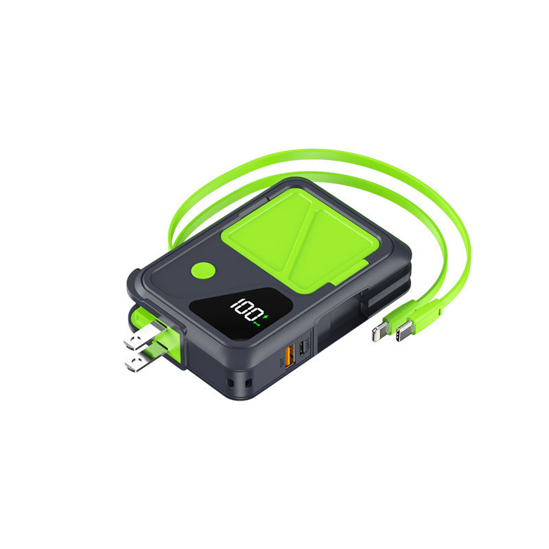 Batterie externe avec prise murale CA pliable