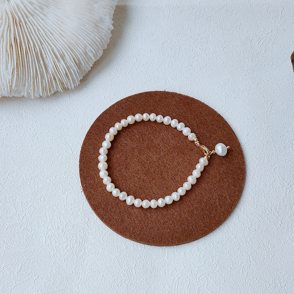 Vintage Mori Style Natural Freshwater Pearl Bracelet