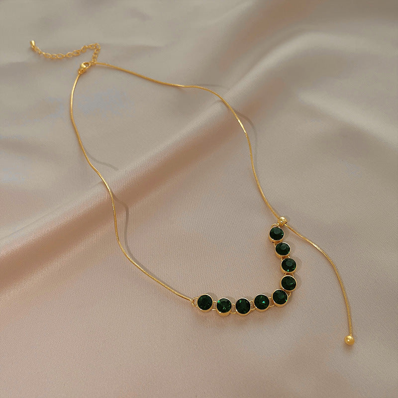 Women's Luxury And High-grade Clavicle Chain Adjustable Pendant
