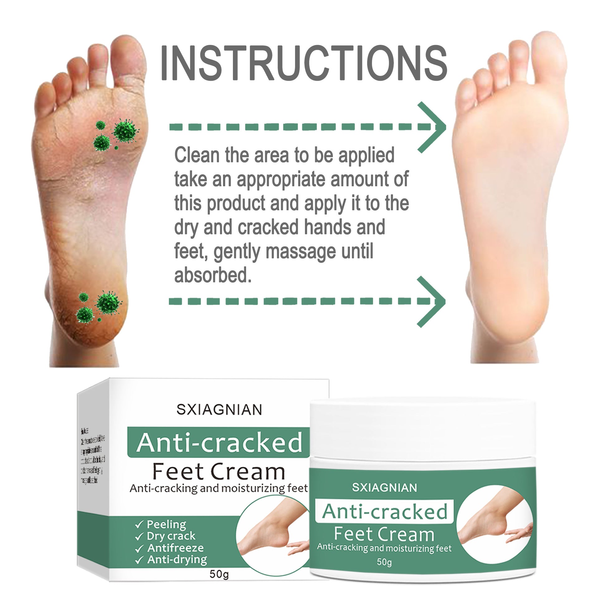 Moisturizing Foot Anti-crack Heel Dandruff Peeling Moisturizing Moisturizing Cream