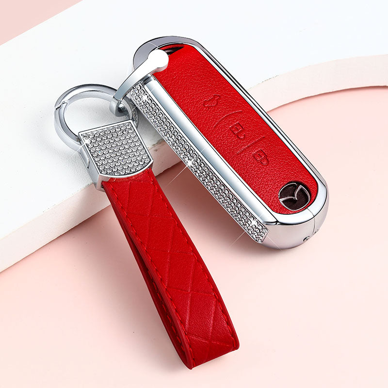 Diamond-encrusted Car Key Case Buckle Bag
