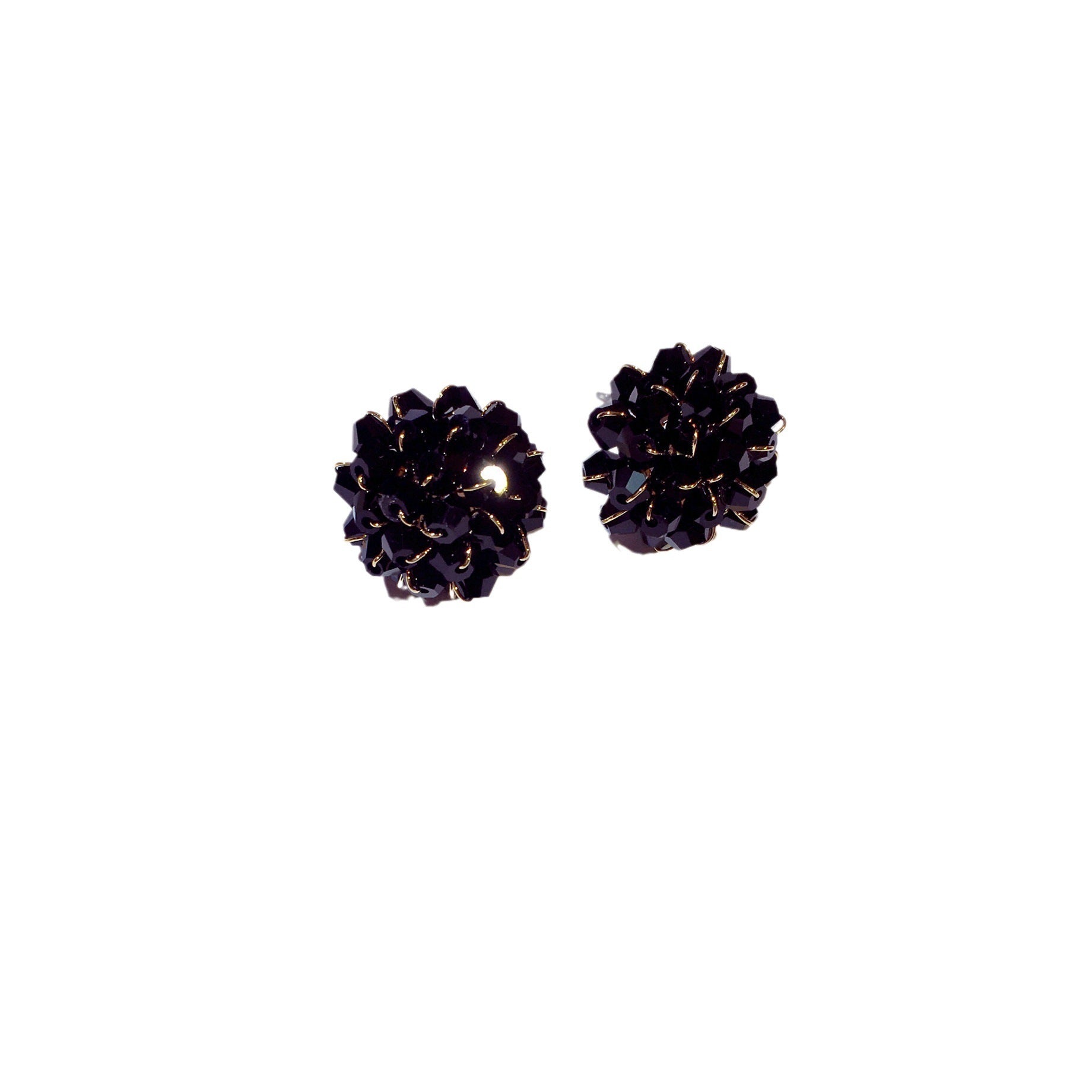 Boucles d'oreilles élégantes et sauvages en cristal pour femmes