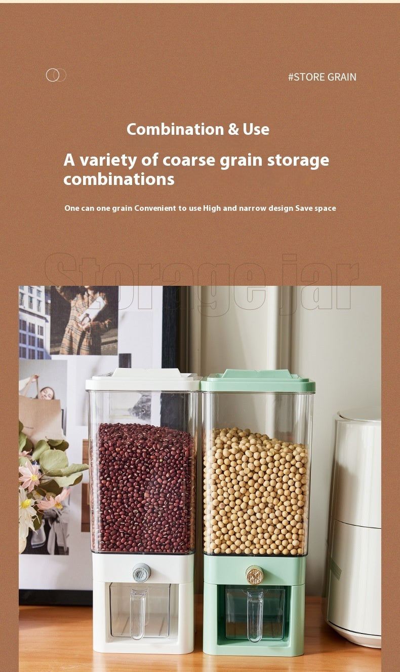Seau à riz grande capacité pour cuisine Bocal scellé pour céréales