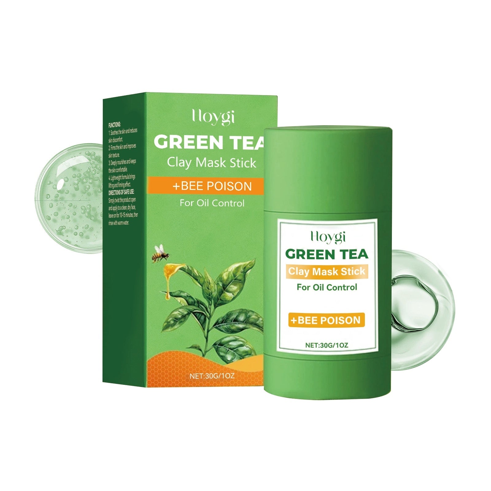 Masque Nettoyant Visage en Stick au Thé Vert