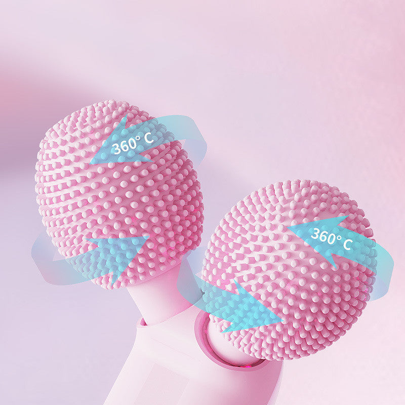 Nettoyage du visage et rouleau minceur vibrant pour le visage