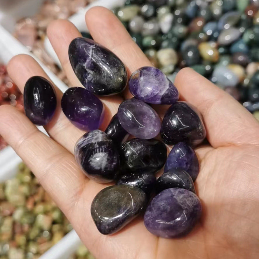 Natural Large Grain Polished Crystal Stone