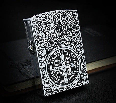 Briquet à kérosène en cuivre pur motif Constantine
