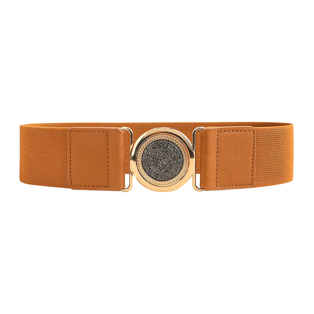 Women's Retro Easy Matching Elastic Elastic Belt
