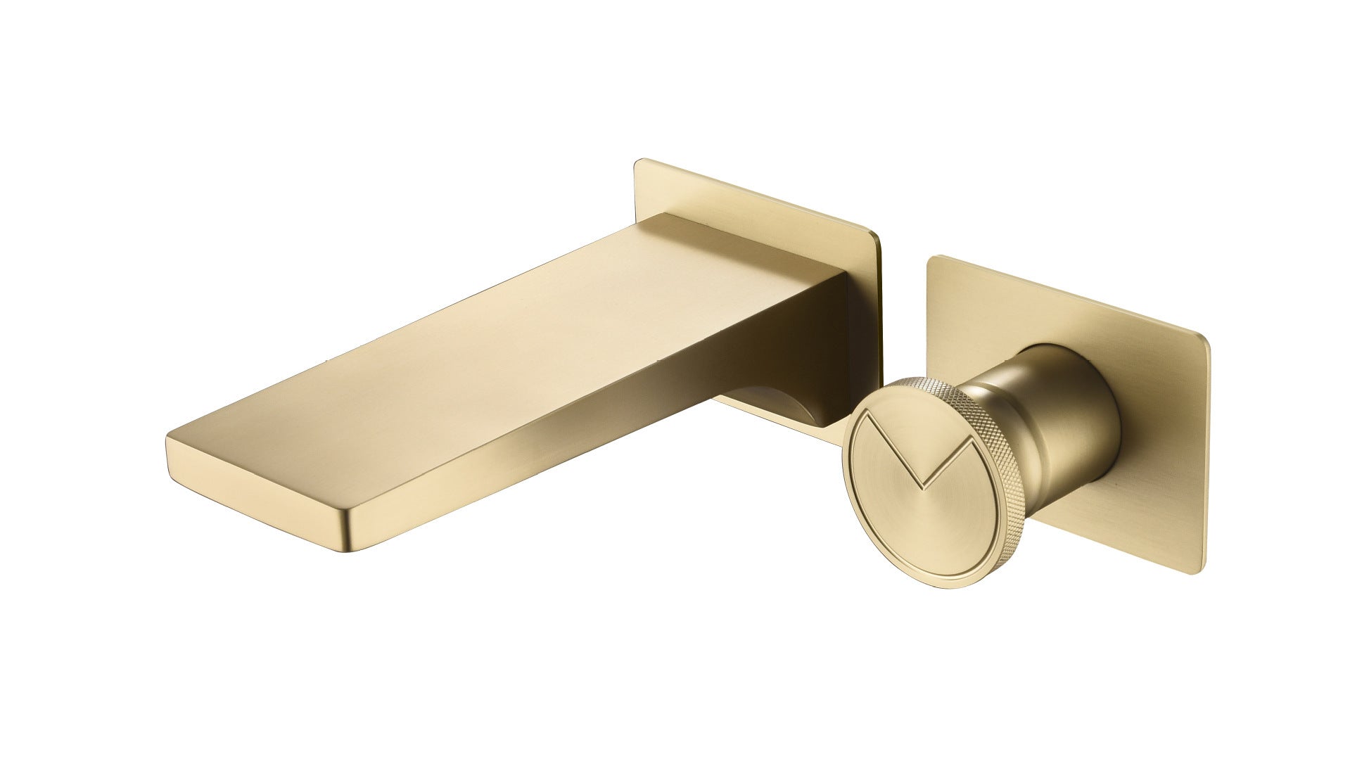 Robinet de lavabo encastré en cuivre