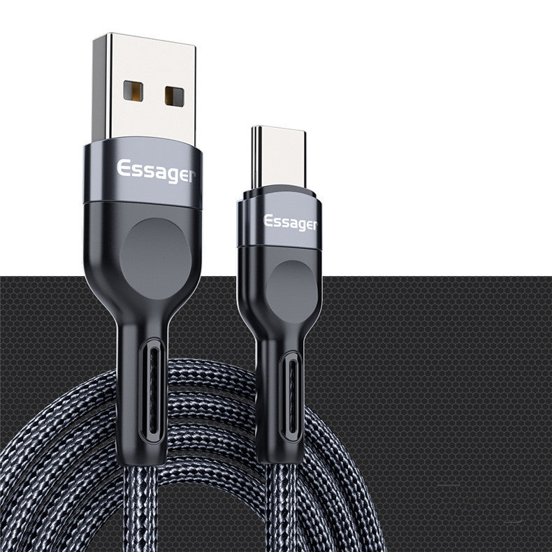 Nouveau câble de données Type-C 3A pour charge rapide et transmission de données en mode privé