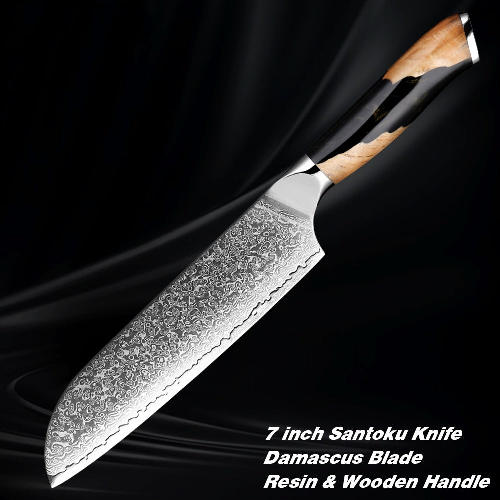 Couteau de chef en acier de Damas Couteaux de cuisine professionnels