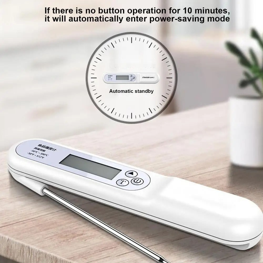 Oil Folding Probe Type Food Thermometer