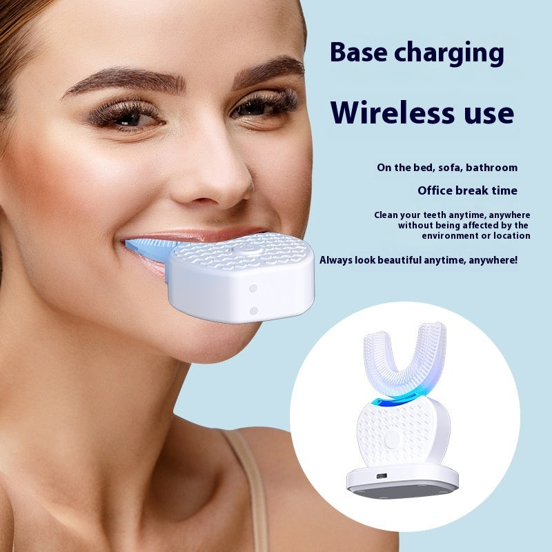 Brosse à dents électrique en forme de U, instrument dentaire de nettoyage buccal domestique