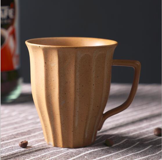 Japanese Style Ceramic Retro Breakfast Cup Stoneware Coffee Cup