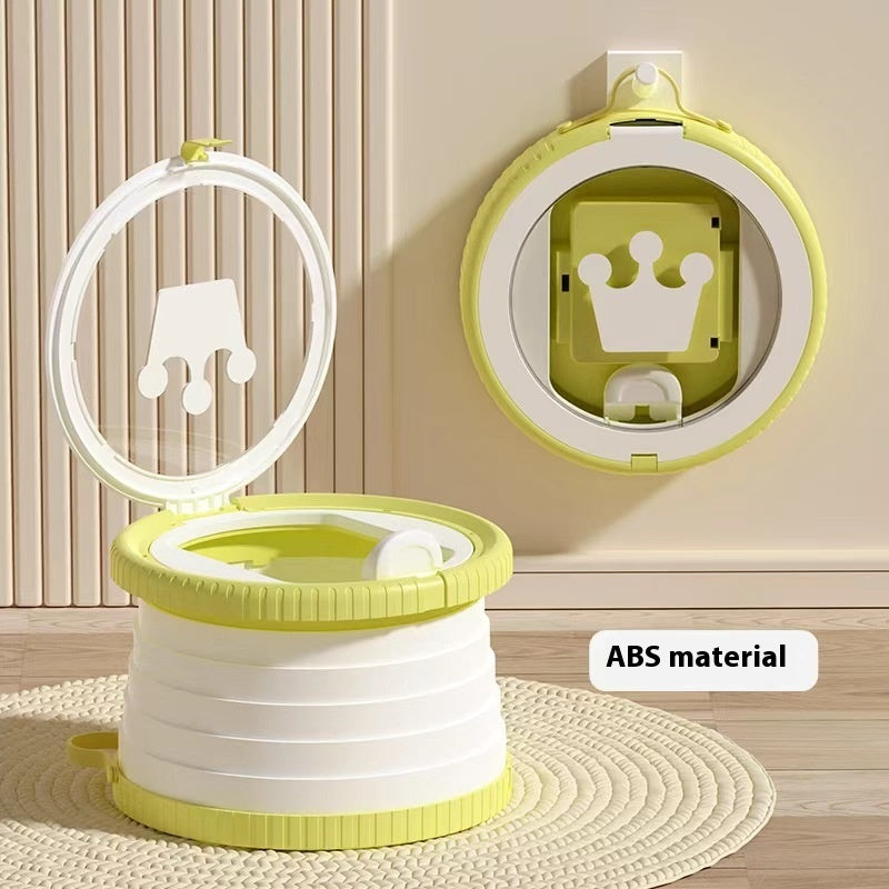 Children's Portable Folding Small Toilet Travel Bedpan Urinal