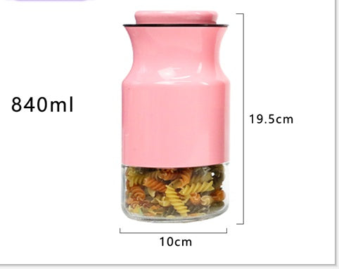Glass Oil Bottle Stainless Steel Color Kitchen Seasoning Bottle
