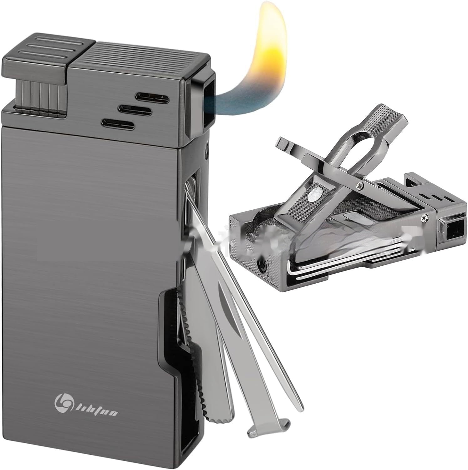 Cigar Pipe Lighter Windproof 3-in-1 Multifunctional