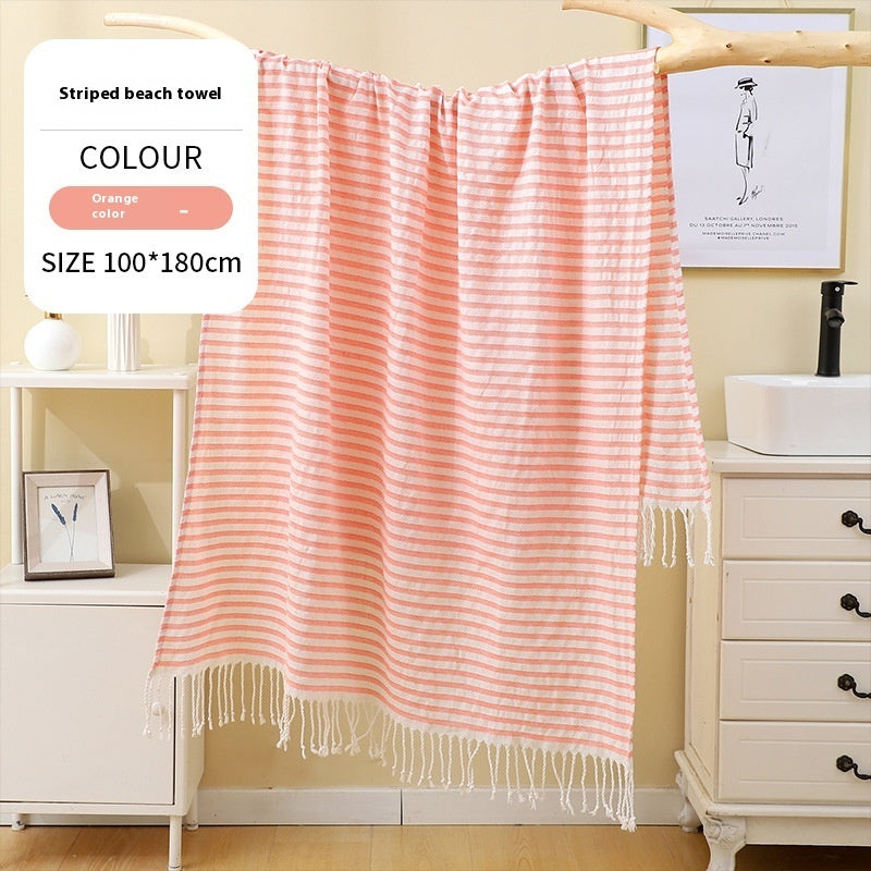 Blype Tassel Plus-sized Thick Absorbent Bath Towel
