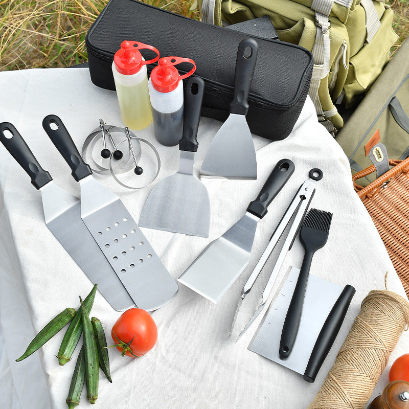 Nouvel ensemble d'outils de barbecue en acier inoxydable