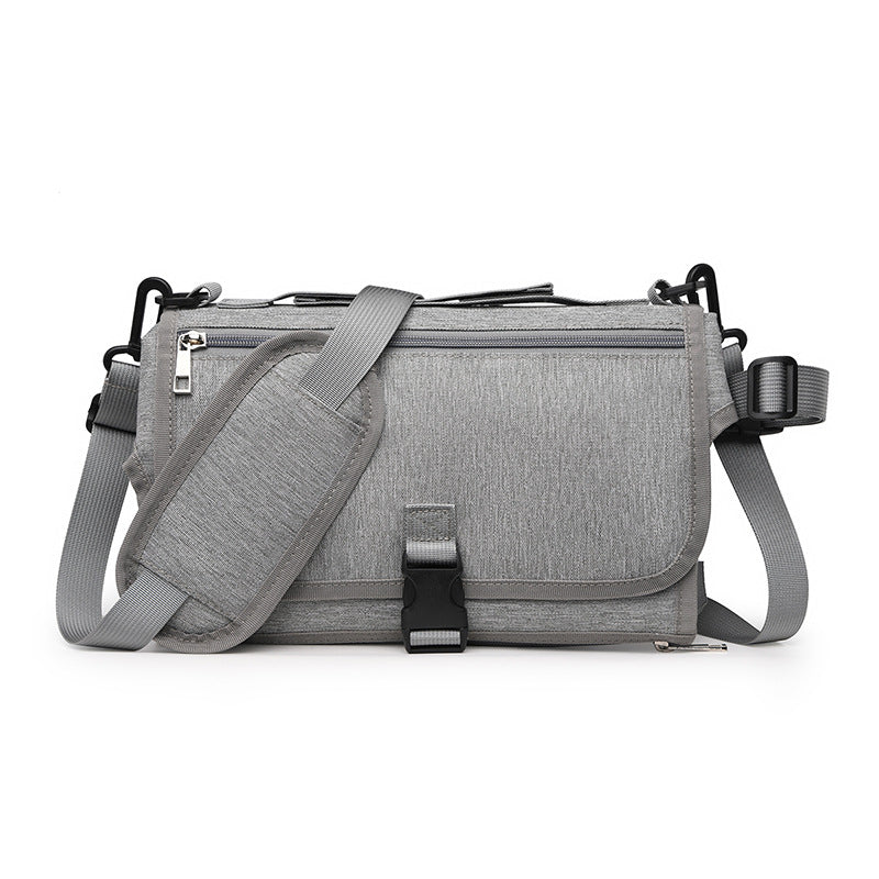 Tapis à langer portable pour bébé Sac à couches pliable multifonctionnel pour voyage en extérieur