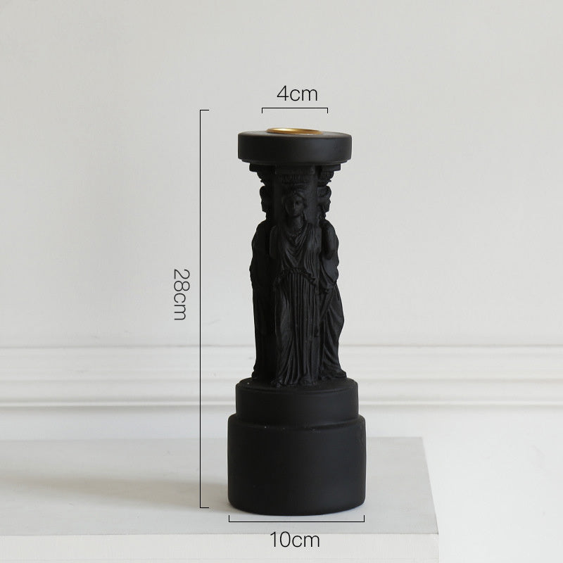 Ancient Greek Ionian Roman Column Aroma Candle Holder