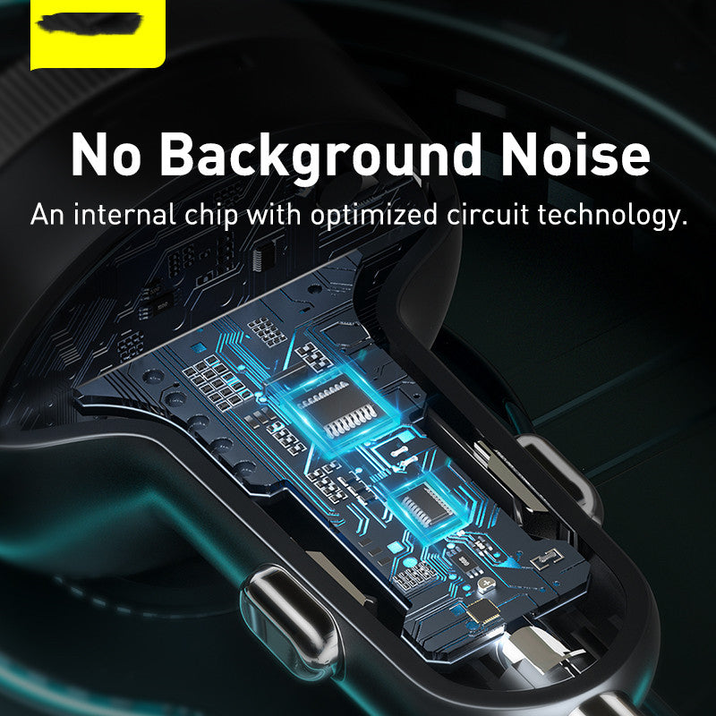 Multi-function QC3.0 Digital Display Car Charger Player Car USB Flash Drive