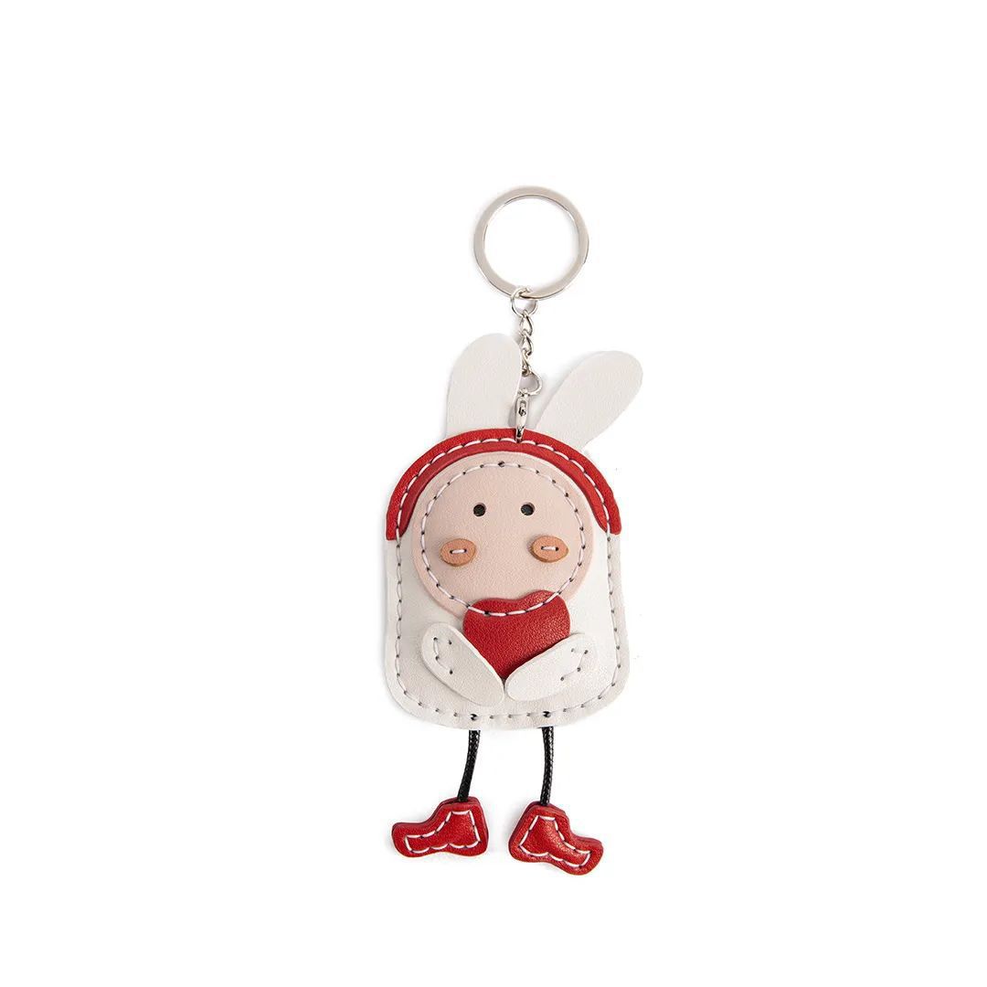 Porte-clés pendentif créatif lapin DIY Matériel fait main