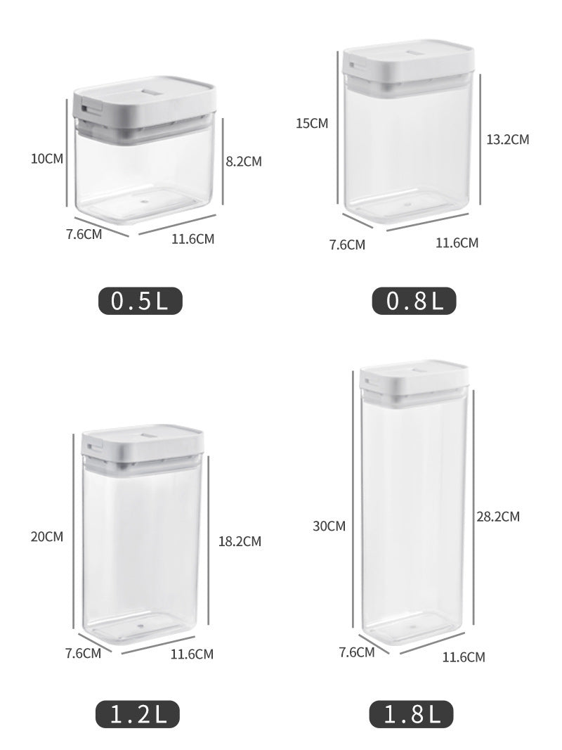 Snacks Dry Goods Moisture-proof Storage Plastic Sealing Jar