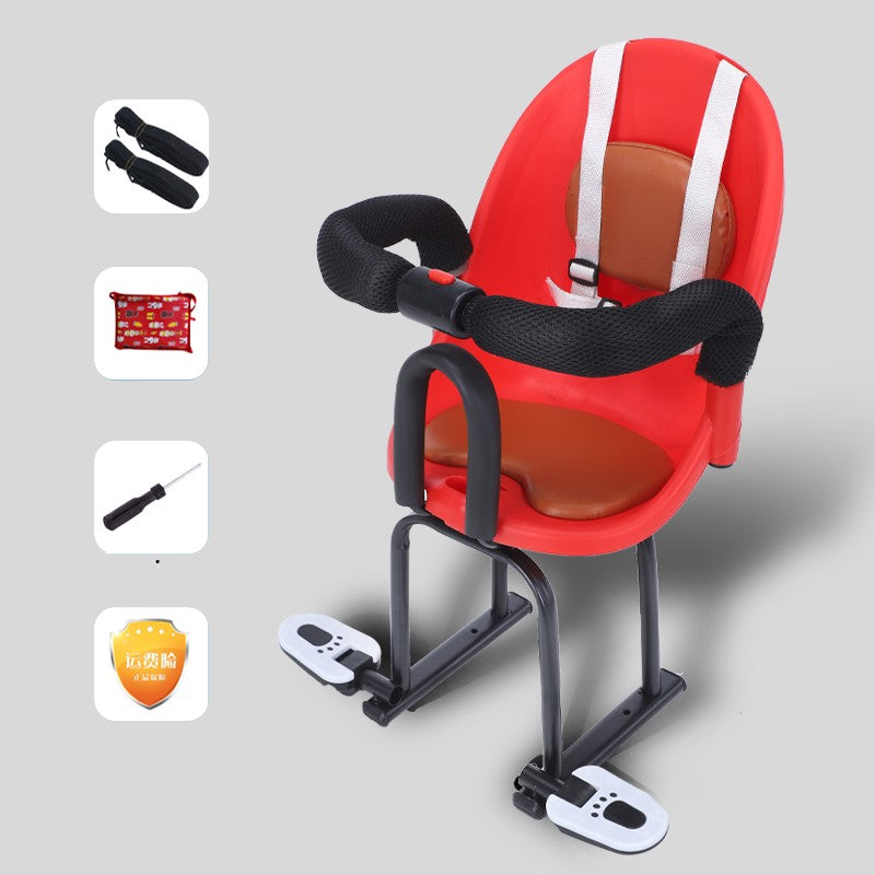 Asiento delantero de seguridad para patinete de batería para bebé