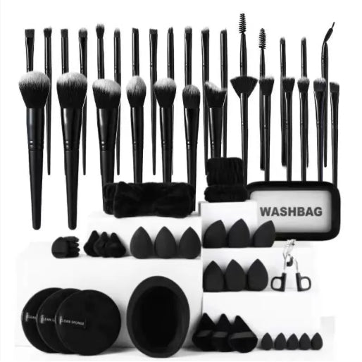 40pcs Beauty Tools Major Combination Suit Face Wash Makeup Full Set