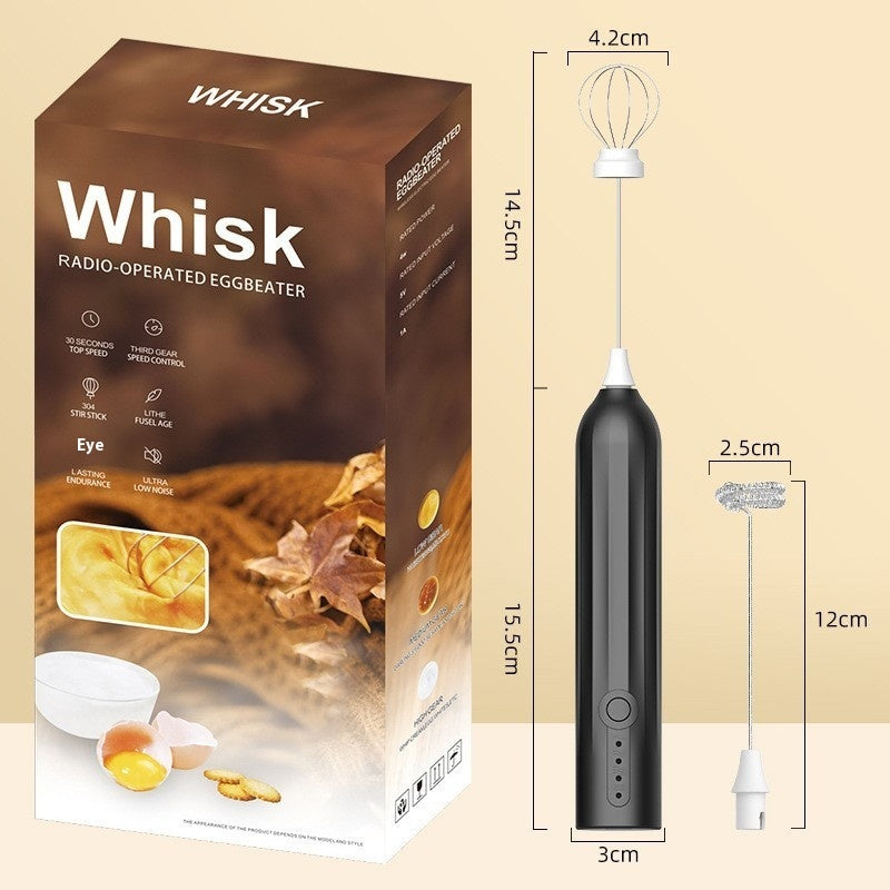 Mini fouet à lait électrique portable pour café et pâtisserie à la maison