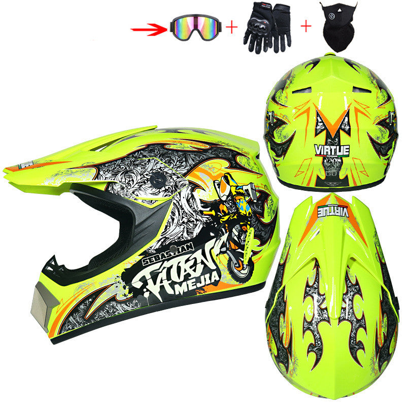 Casque Tout-Terrain Moto Petit Casque Tout-Terrain