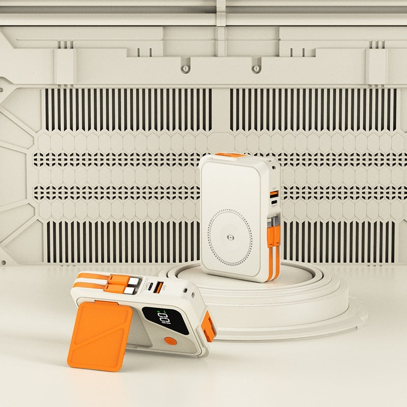 Batterie externe avec prise murale CA pliable