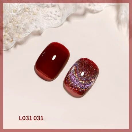 Vernis à ongles œil de chat laser coloré