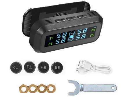 Car Tire Monitor Solar Wireless